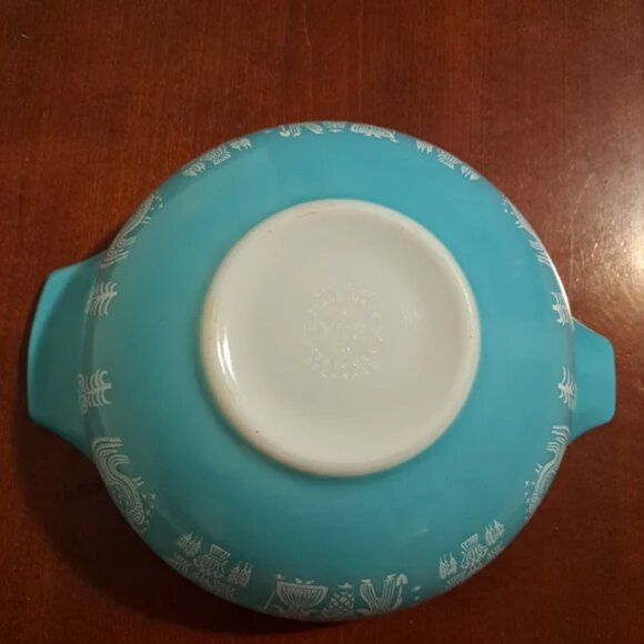 Pyrex Vintage Amish Butterprint 444 Cinderella Nesting Bowl 4 Quart - Picture 9 of 12